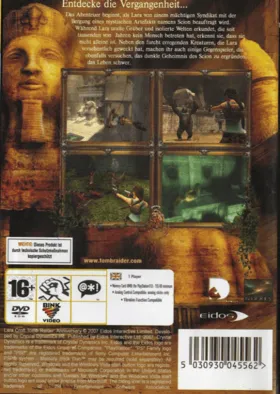 Lara Croft Tomb Raider - Anniversary (Japan) box cover back